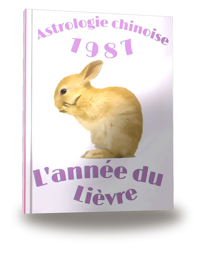 Couverture du livre « Carnet de notes — Astrologie chinoise 1987, année du Lièvre »