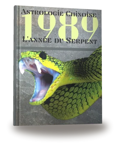 Couverture du livre « Carnet de notes — Astrologie chinoise 1989, année du Serpent »
