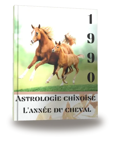 Portada del libro «Carnet de notes — Astrologie chinoise 1990, année du Cheval»