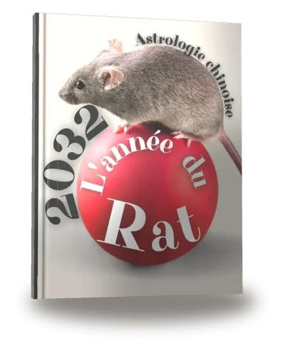 Portada del libro «Carnet de notes — Astrologie chinoise 2032, année du Rat»