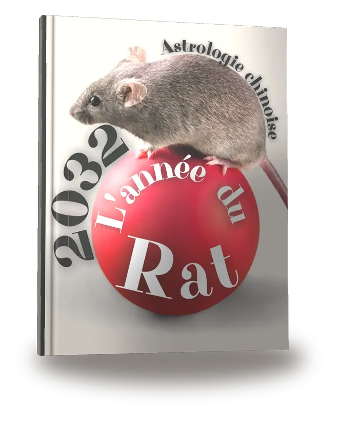 Portada del libro «Carnet de notes — Astrologie chinoise 2032, année du Rat»