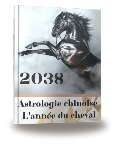 Portada del libro «Carnet de notes — Astrologie chinoise 2038, année du Cheval»