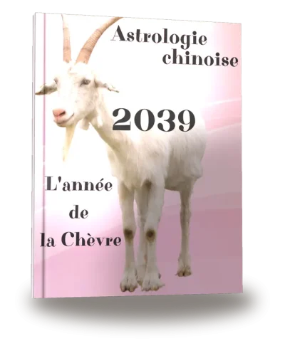 Portada del libro «Carnet de notes — Astrologie chinoise 2039, année de la Chèvre»