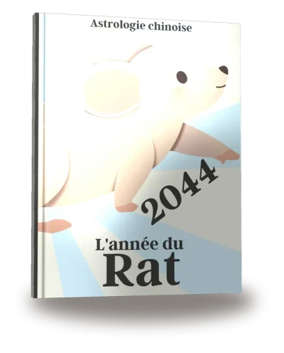 Portada del libro «Carnet de notes — Astrologie chinoise 2044, année du Rat»