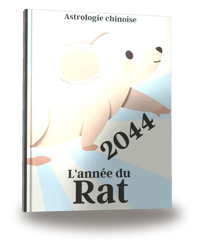 Portada del libro «Carnet de notes — Astrologie chinoise 2044, année du Rat»