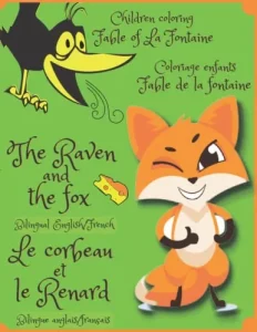 Aperçu intérieur de « Children coloring Fable of La Fontaine Bilingual English/French » — page 2