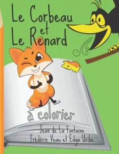 Aperçu intérieur de « Le Corbeau et le Renard à colorier » — page 2