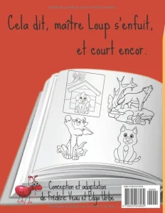 Aperçu intérieur de « Le Loup et le Chien à colorier » — page 3