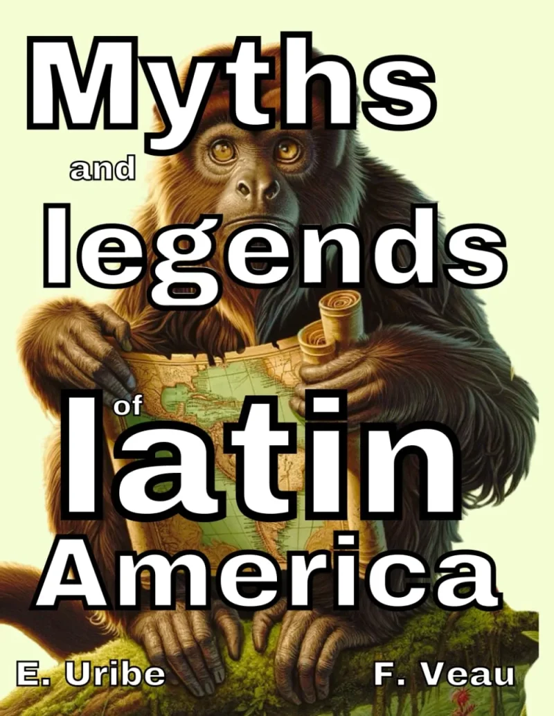 Couverture du livre « Myths and legends of Latin America (en couleur) »