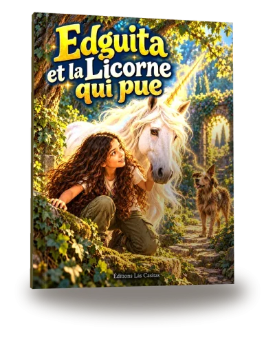 Couverture du livre « Edguita et la Licorne qui pue »