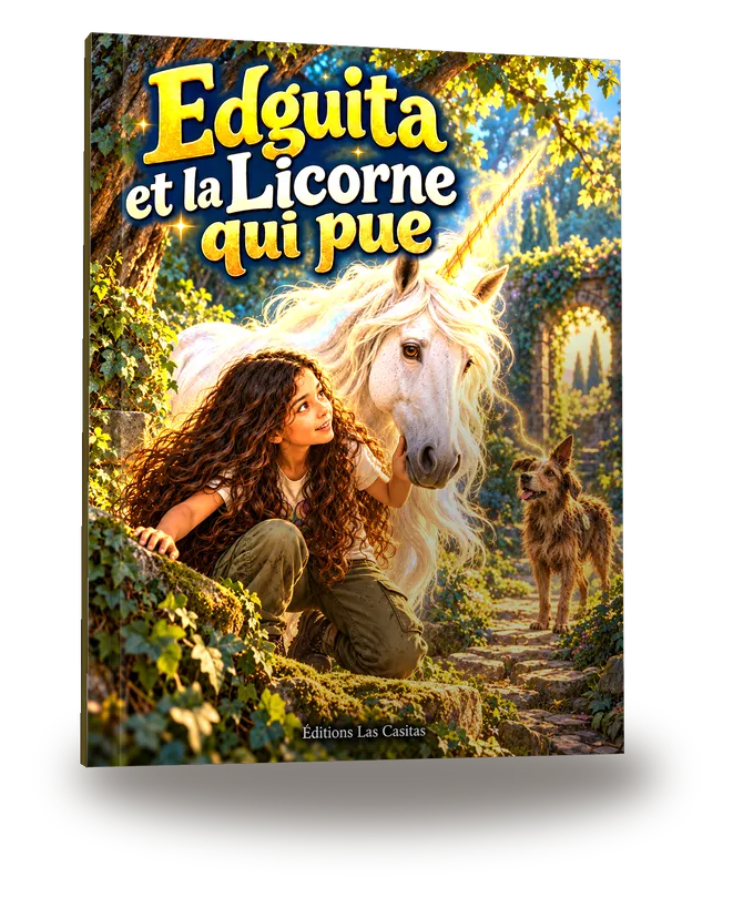 Couverture du livre « Edguita et la Licorne qui pue »